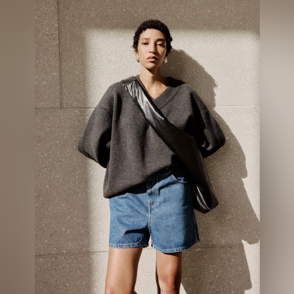James Street Co Relaxed Denim Short